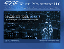 Tablet Screenshot of edgewealth.com